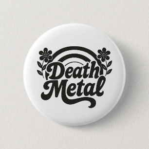 Death Metal 6 Cm Round Badge