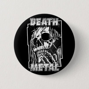 Death Metal 6 Cm Round Badge