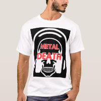 Death Metal band with earphone