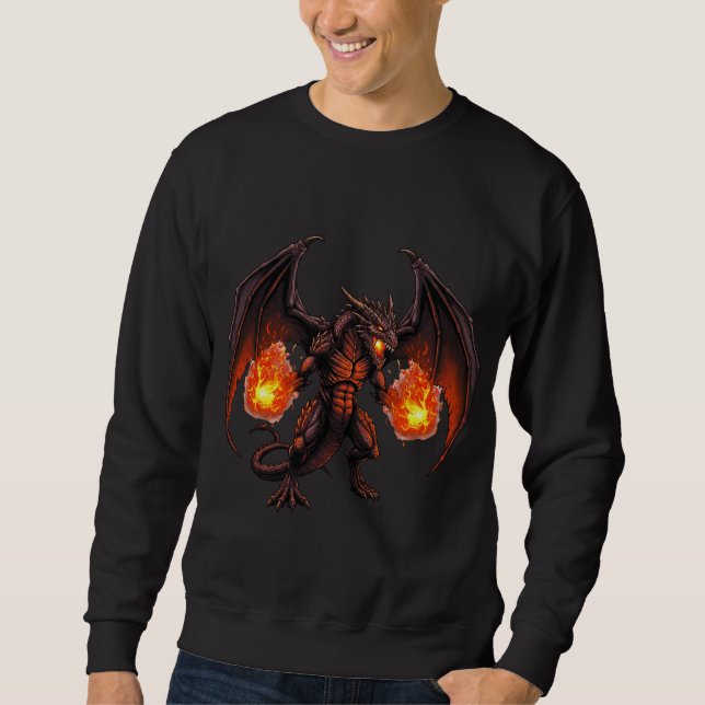 Death Metal Dragon Sweatshirt (Front)