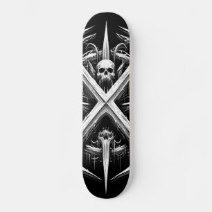 Death Metal Headbanger - Heavy Metal Metalheads Skateboard