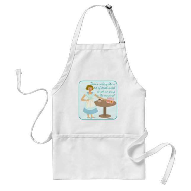 Death Metal Housewife Standard Apron (Front)
