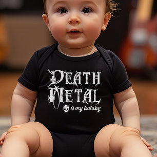 Death Metal is My Lullaby Baby Bodysuit