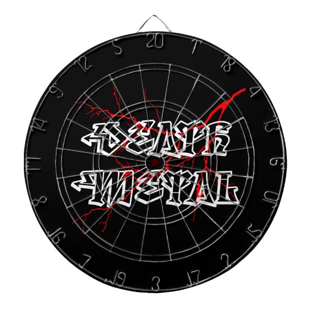 Death metal label dartboard (Front)