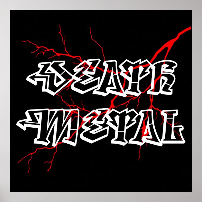Death metal label poster (Front)
