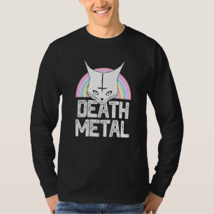 Death Metal Rainbow Cat T-Shirt