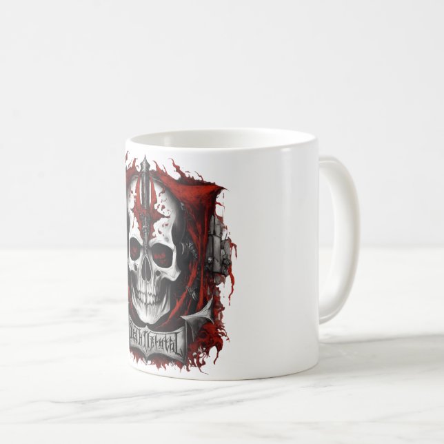 Death Metal Theme Mug (Front Right)
