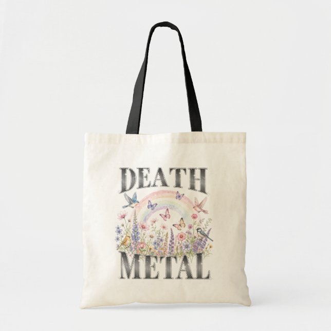 Death Metal Tote Bag (Front)