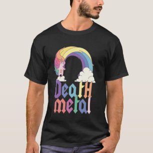 Death Metal Unicorn - Cute Heavy Music Lover T-Shirt