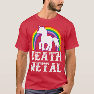 Death Metal Unicorn  T-Shirt