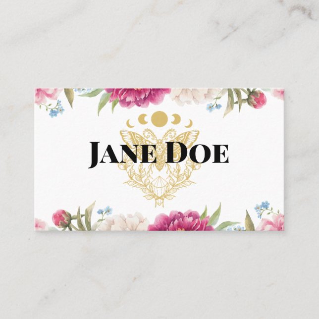 Death Moth Wedding - Placards Place Card (Front)