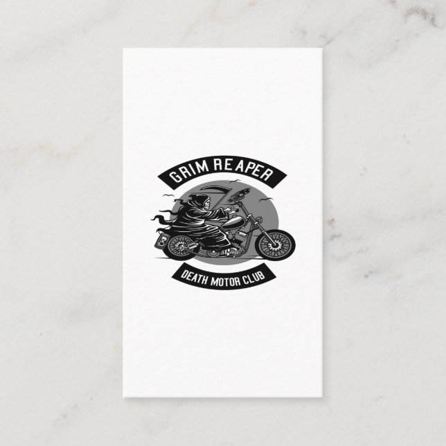Death Motorcycle Club Business Card (Front)