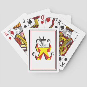 Death of a Clown Detail Playing Cards