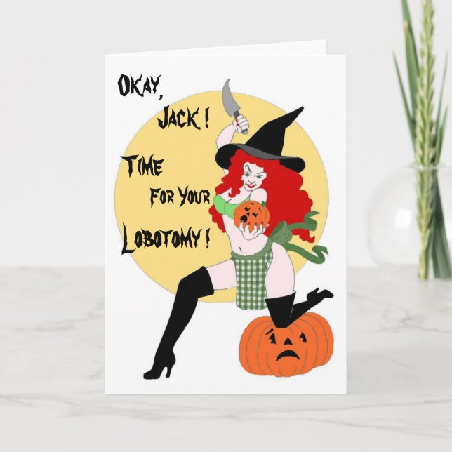 Death of a Pumpkin Card (Front)
