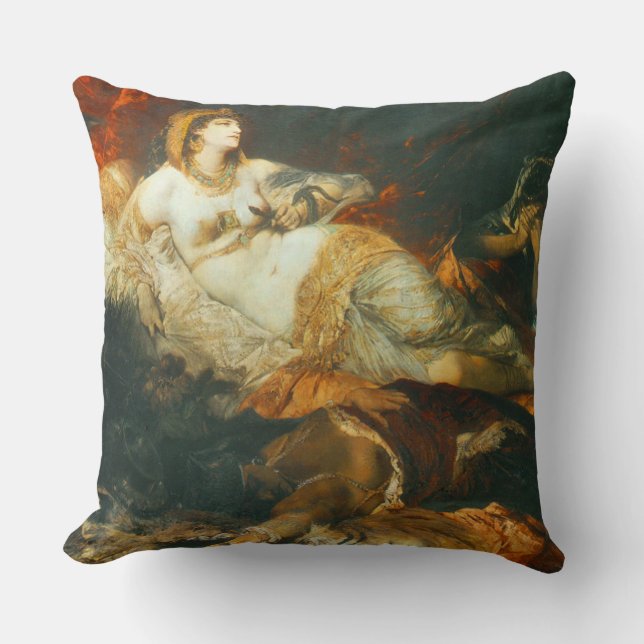 Death of Cleopatra 1875 Cushion (Front)