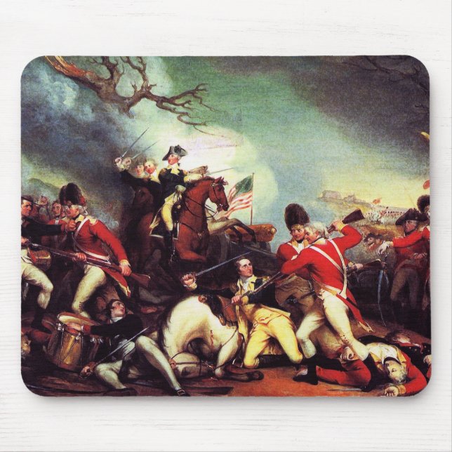 Death Of General Mercer at the Battle of Princeton Mouse Mat (Front)