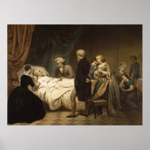 Death of George Washington poster/print Poster