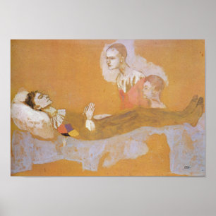 Death of Harlequin by Pablo Picasso (1906) Poster
