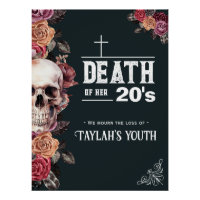Death of her 20s, RIP Birthday Glossy Poster