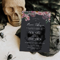 Death Of Her Twenties 30th Birthday Invitation