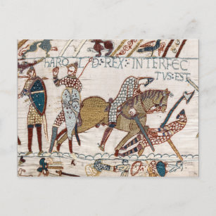Death of King Harold (Bayeux Tapestry) Postcard