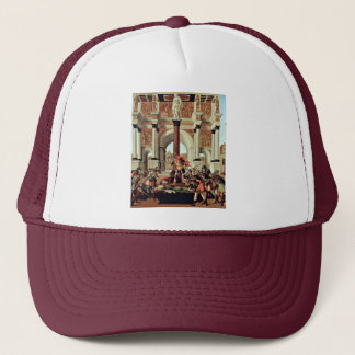 Death Of Lucretia By Botticelli Sandro Trucker Hat