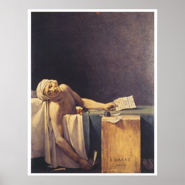 Death of Marat, 1793 Poster (Front)