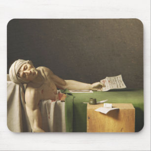 Death Of Marat By Jacques Louis David Mouse Mat
