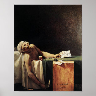 Death of Marat Poster
