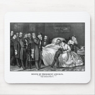 Death Of President Lincoln Mouse Mat
