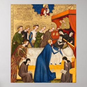 Death of Saint Clare - Heiligenkreuz Fine Art Poster