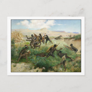 Death of the Prince Imperial by Paul Jamin Postcard