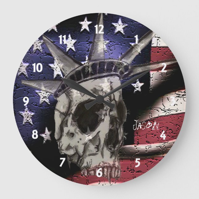 Death Or Liberty Large Clock (Front)