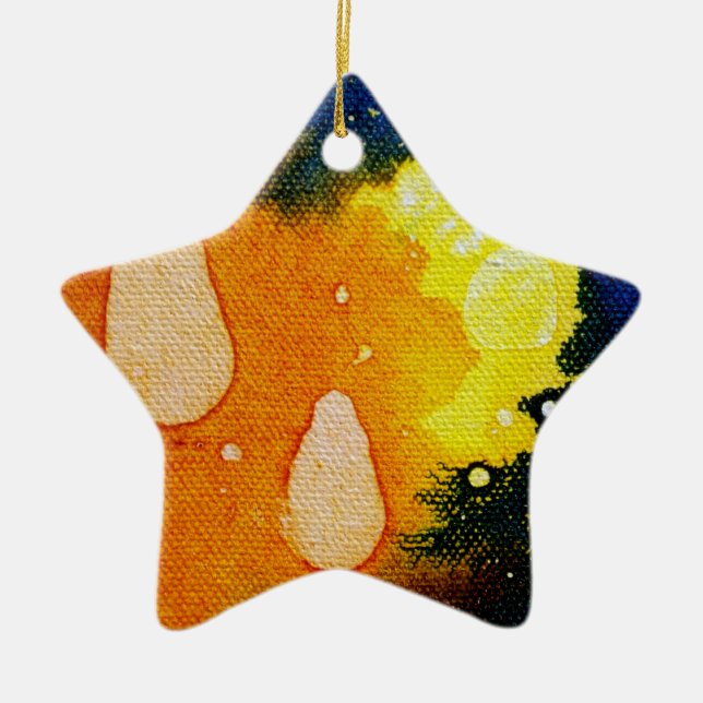 Death Polychromoptic by Michael Moffa Ceramic Tree Decoration (Front)