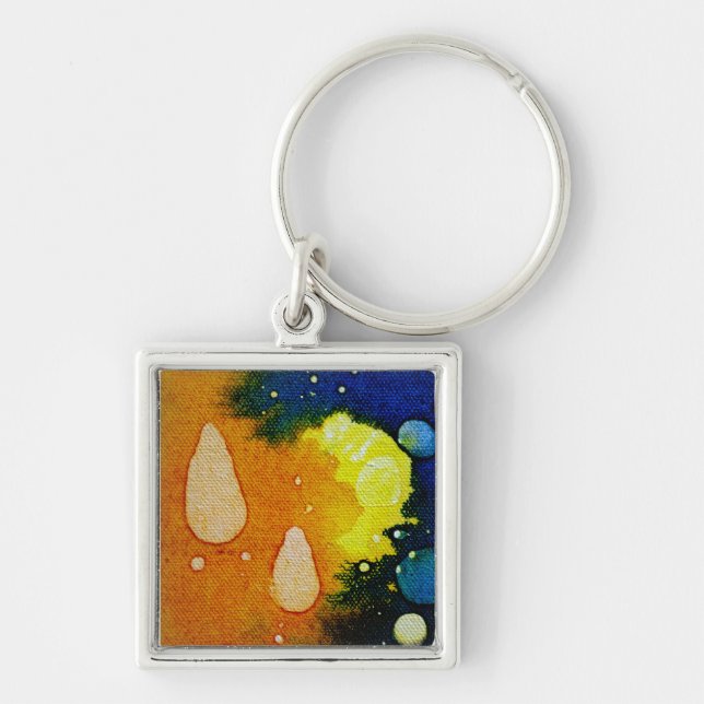 Death Polychromoptic by Michael Moffa Key Ring (Front)