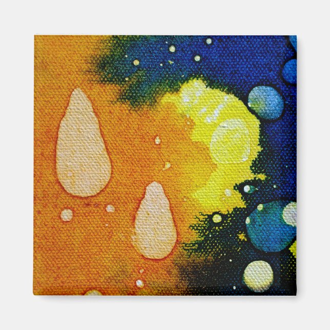 Death Polychromoptic by Michael Moffa Magnet (Front)