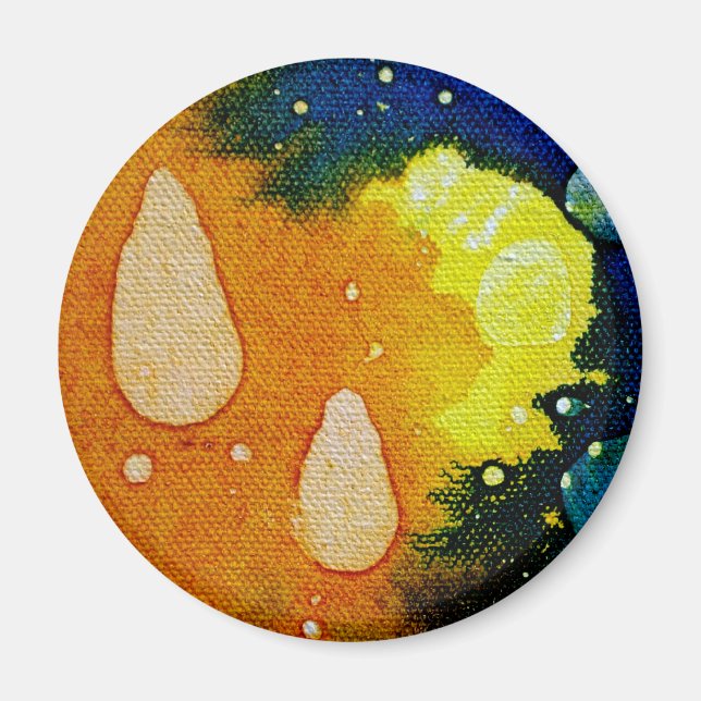 Death Polychromoptic by Michael Moffa Magnet (Front)