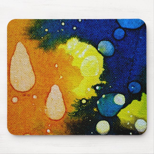 Death Polychromoptic by Michael Moffa Mouse Mat (Front)