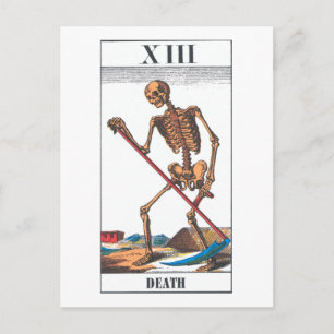 death postcard