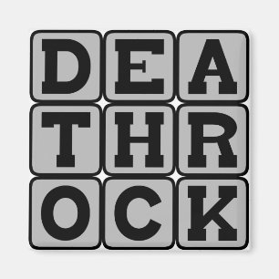 Death Rock, Music Genre Magnet
