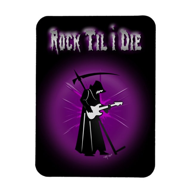 Death & Rock 'n' Roll Magnet (Vertical)