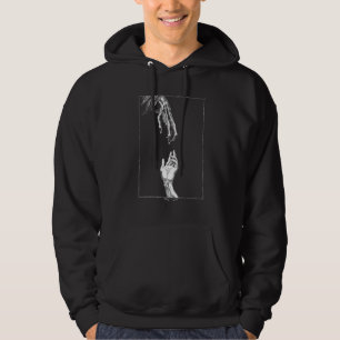 Death s hand Occult Pagan Gothic Satanic As above Hoodie