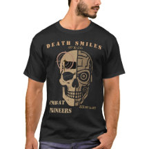 Death Smiles Combat Engineer Skull Shirt