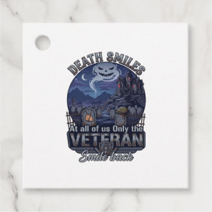 Death Smiles Veteran Halloween Ghost Graveyard Hau Favour Tags