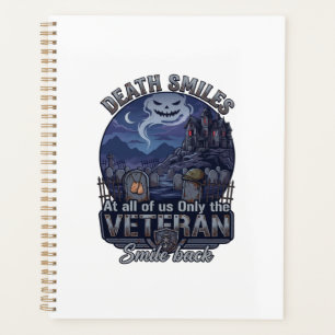 Death Smiles Veteran Halloween Ghost Graveyard Hau Planner