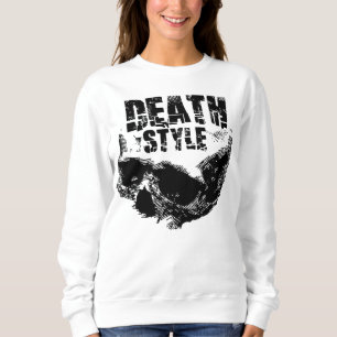 Death Style Skull Design Sweatshirt