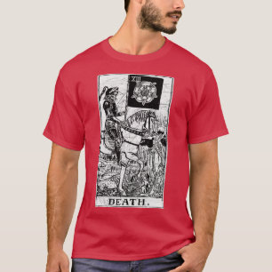 Death Tarot Card Major Arcana fortune telling occu T-Shirt