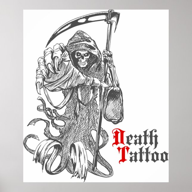 Death Tattoo Poster (Front)