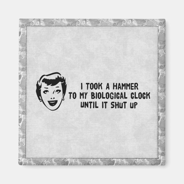 Death To Biological Clocks Magnet (Front)