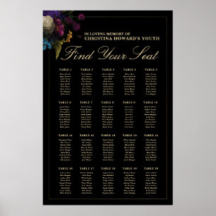 Death to My 20s 30th Birthday Seating Chart Sign